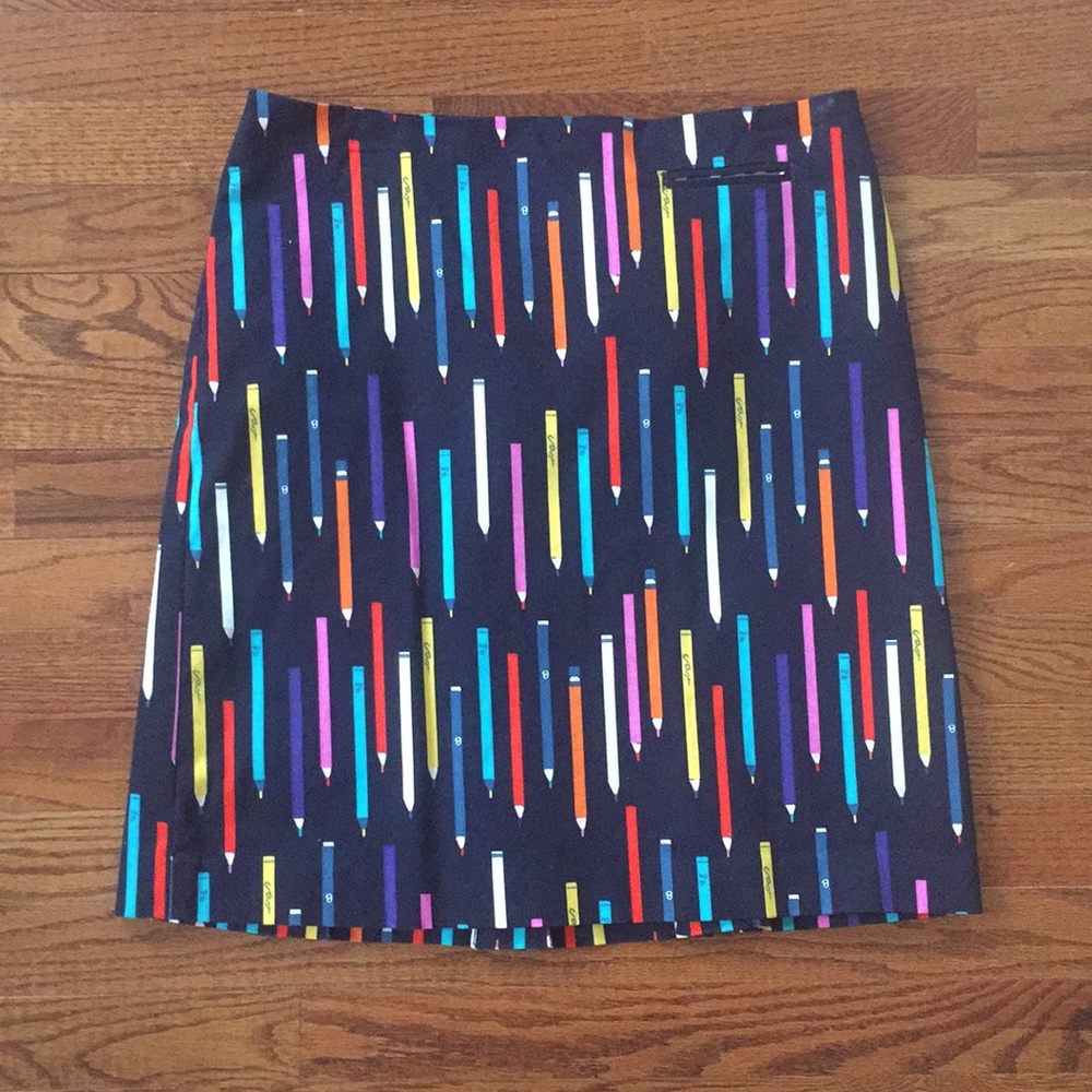 Pencil print skirt- Anthropologie